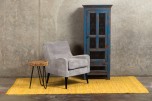 Kristina Cement Gray Accent Chair by Porter Designs, designed in Portland, Oregon