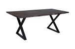 Manzanita Midnight 82" Dining Table with Different Bases, VCS-DT82M