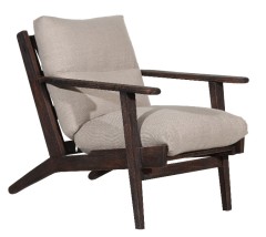 Myrtle Cream Arm Chair Angle
