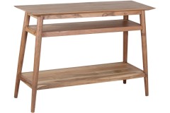 COMING SOON, PRE-ORDER NOW! Portola Natural Console Table with Shelf, 2005-002NT
