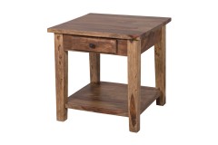 Tahoe Harvest End Table With Drawer, SBA-9010H