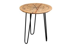 Compass End Table, 1901-150